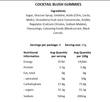 Load image into Gallery viewer, Cocktail Blush Gummies – Tipsy Treats