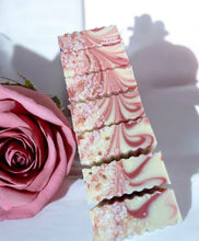 Load image into Gallery viewer, Saffron Rose & Salt Body Bar