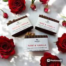 Load image into Gallery viewer, Rose & Vanilla Body Bar