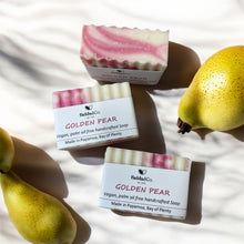 Load image into Gallery viewer, Golden Pear & Rose Body Bar