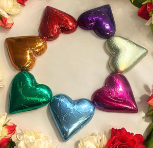 Devonport Chocolate Foil Hearts