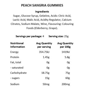 Peach Sangria Gummies