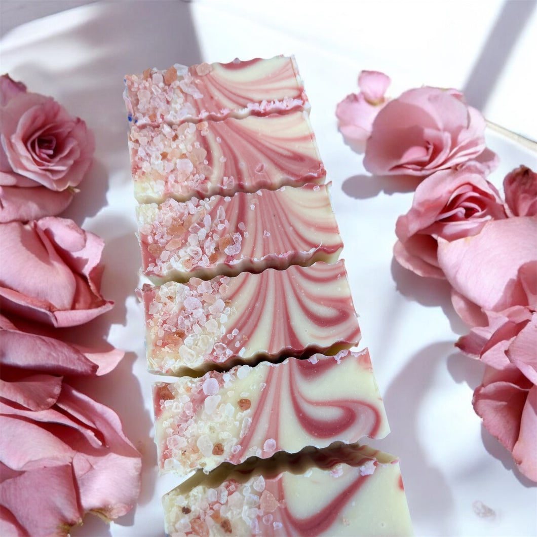 Saffron Rose & Salt Body Bar