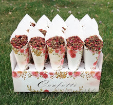 Load image into Gallery viewer, Wedding Confetti Cone Stand
