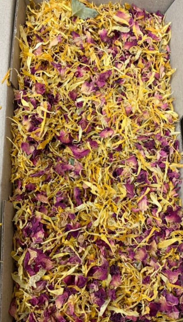 Wedding Confetti ~ Dried Rose & Calendula Petals