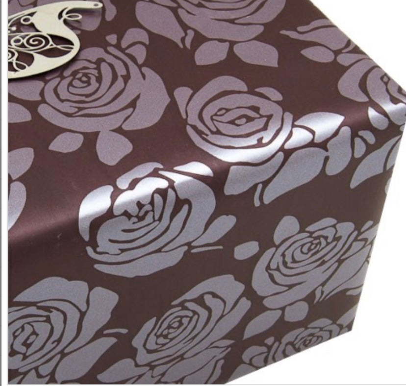 Gift wrapping paper - Chocolate Rose