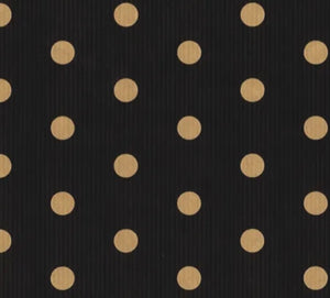 Gift wrapping paper - Black & gold