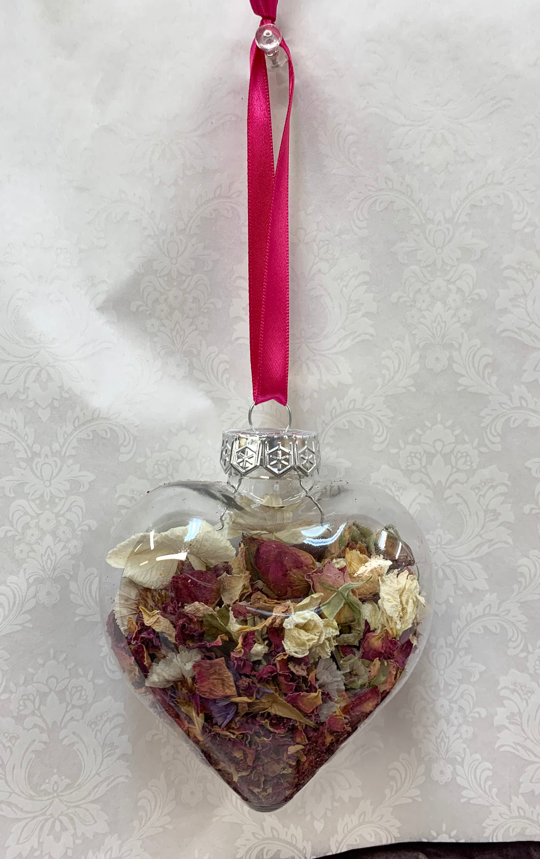 Dried Flower Heart Keepsake