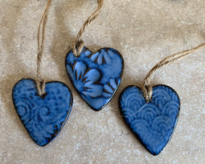 Heart sets ~ Pottery handmade